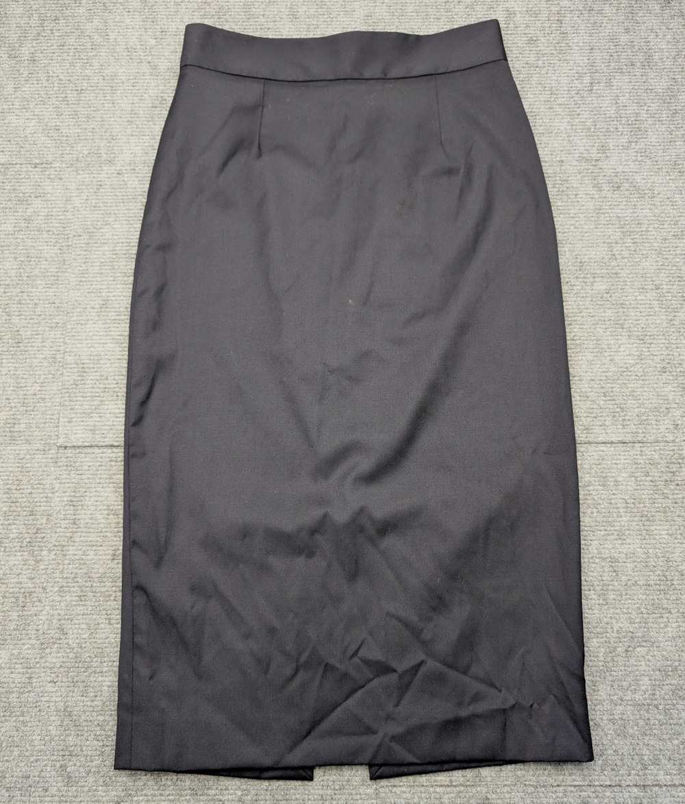 Antonio Melani Loro Piana Pencil Skirt Womens 2 Wool Career Old Money Timeless